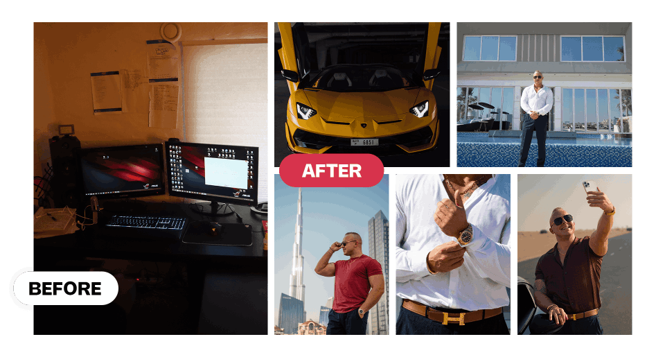 7 Figure Accelerator program modules and training collage