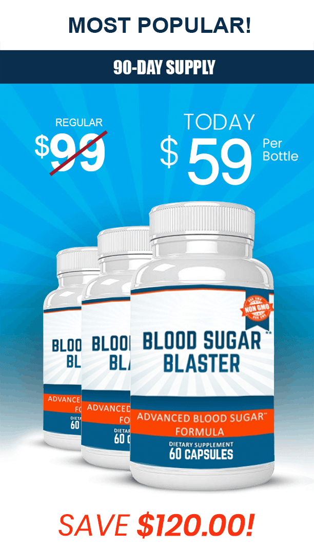 Blood Sugar Blaster 3 bottles — $177